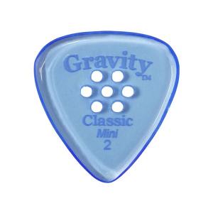 GRAVITY GUITAR PICKS ピック クラシック・ミニ　マルチホール ［2.0 mm with Multi-Hole, Blue］ 高級｜pick-store