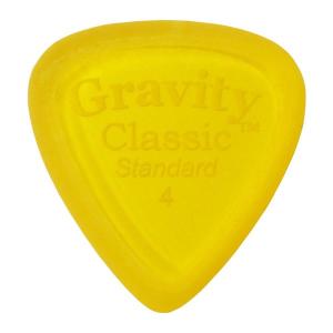 GRAVITY GUITAR PICKS ピック クラシック・スタンダード　マスター・フィニッシュ ［4.0mm, Yellow, Master Finish(Unpolished)］ 高級｜pick-store