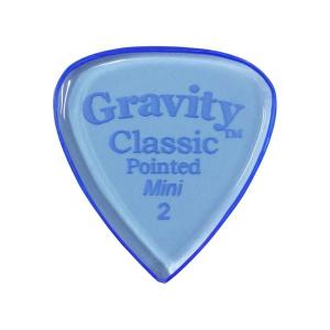 GRAVITY GUITAR PICKS ピック クラシック・ポインテッド・ミニ  ［2.0mm, Blue］ 高級｜pick-store