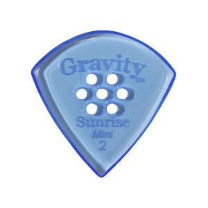 GRAVITY GUITAR PICKS ピック　サンライズ　ミニ　マルチホール　［2.0 mm with Multi-Hole, Blue］　高級｜pick-store