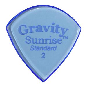 GRAVITY GUITAR PICKS ピック　サンライズ　スタンダード　［2.0mm, Blue］　高級｜pick-store