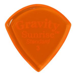 GRAVITY GUITAR PICKS ピック　サンライズ　スタンダード　［3.0mm, Orange］　高級｜pick-store