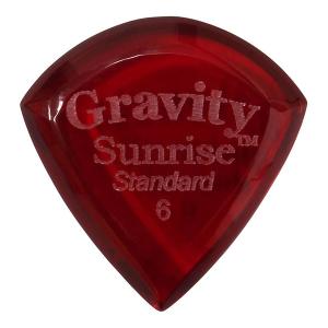 GRAVITY GUITAR PICKS ピック　サンライズ　スタンダード　［6.0mm, Red］　高級｜pick-store