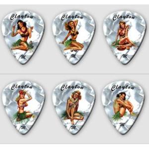 クレイトン ピック Hula Hotties GRAPHIC PICKS アーティストピック