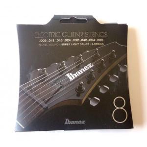 Ibanez アイバニーズ 8弦 エレキギター弦　スーパーライト IEGS8｜pick-store