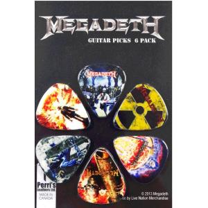 Perri's メガデス ピック MEGADETH LP-MD1 6枚セット アーティストピック