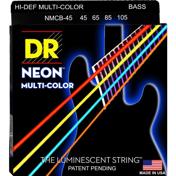 DR ベース セット弦 NEON ニッケルプレート ミディアム 45-105 NMCB-45 マルチ...