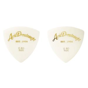 ARIA ピック ドレッドノート P-AD01　トライアングル ホワイト