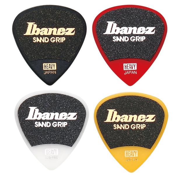 Ibanez アイバニーズ ピック PA16HSG　ショート・ティアドロップ　サンドグリップ　HEA...