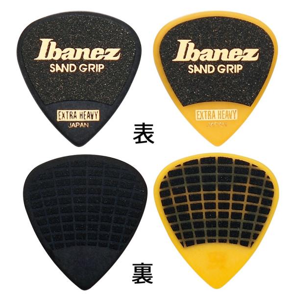 Ibanez アイバニーズ ピック PA16XSG　ショート・ティアドロップ　サンドグリップ　EXT...