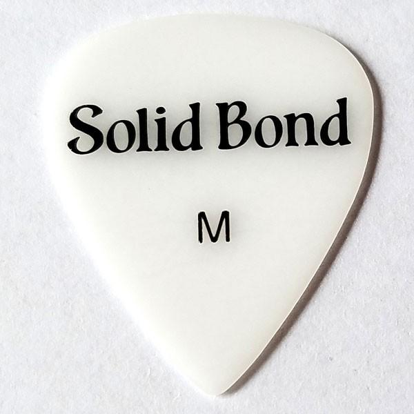 Solid Bond　ピック PD1-WHM ティアドロップ　ホワイト　ミディアム