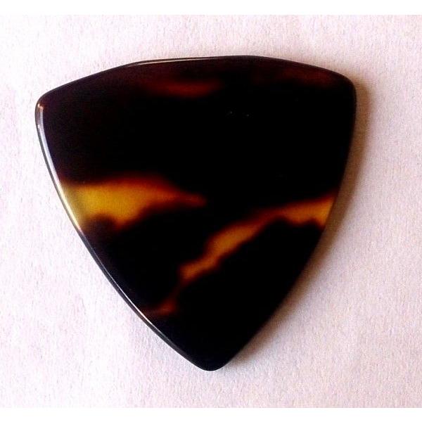 名城商会　高級　本べっ甲ピック　三角　M 　厚み2.00mm