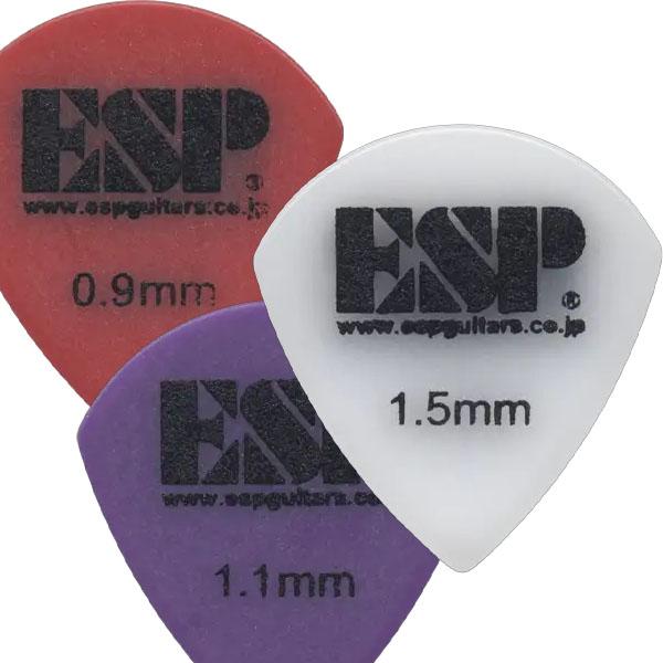 ESP　ピック　ポリアセタル　サンドグリップ　ジャズ・シェイプ