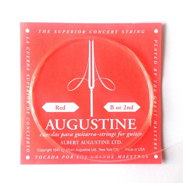 Augustine[オーガスチン]クラシックギター弦　レッド　2弦