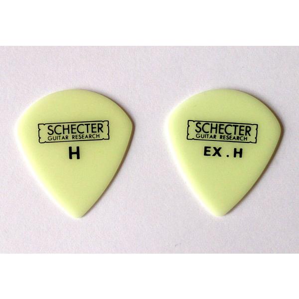 SCHECTER　ピック　ルミナス　JAZZ型　蓄光