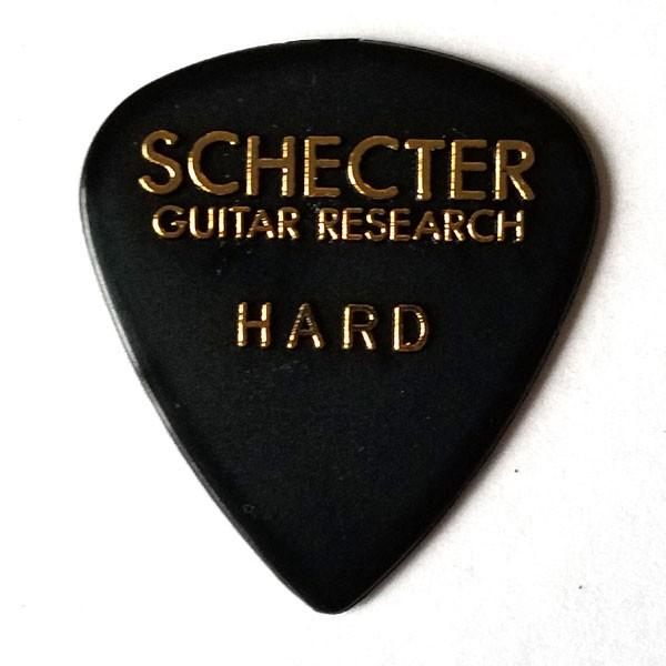 SCHECTER　ピック　ナイロン ティアドロップ HARD ブラック
