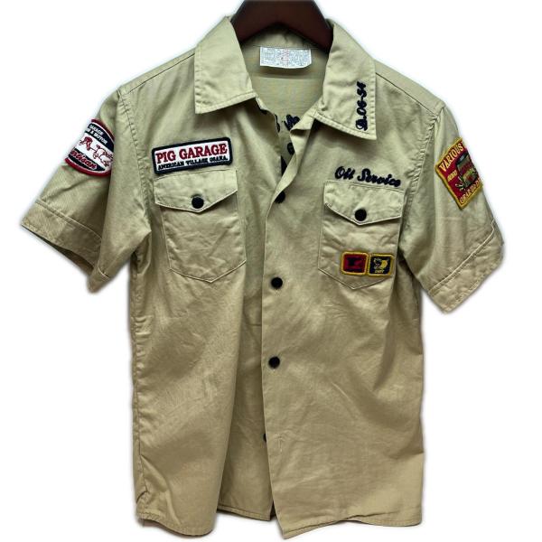 メンズミリタリーシャツ ステュディオダルチザン STUDIO D'ARTISAN SIZE S  ◆...