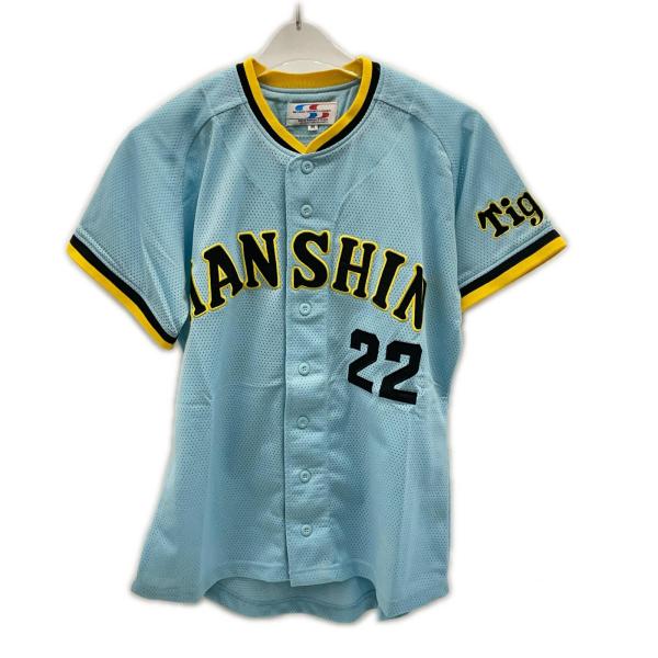 野球 ユニフォームレプリカ 2005年 藤川球児 22 シャープ産業 スカイブルー 阪神タイガース ...