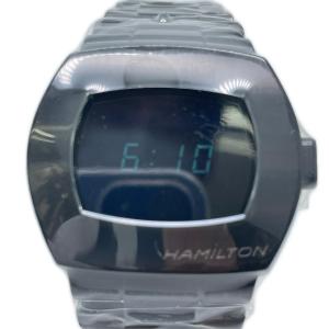 未使用 ハミルトン アメリカンクラシック PSR H52404131 デジタル 腕時計 メンズ HAMILTON ◆2002