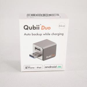 未開封品 Qubii Duo + SDカードセット 64GB USB-A 写真バックアップ スペースグレイ ◆3102/掛川店｜pickupjapan