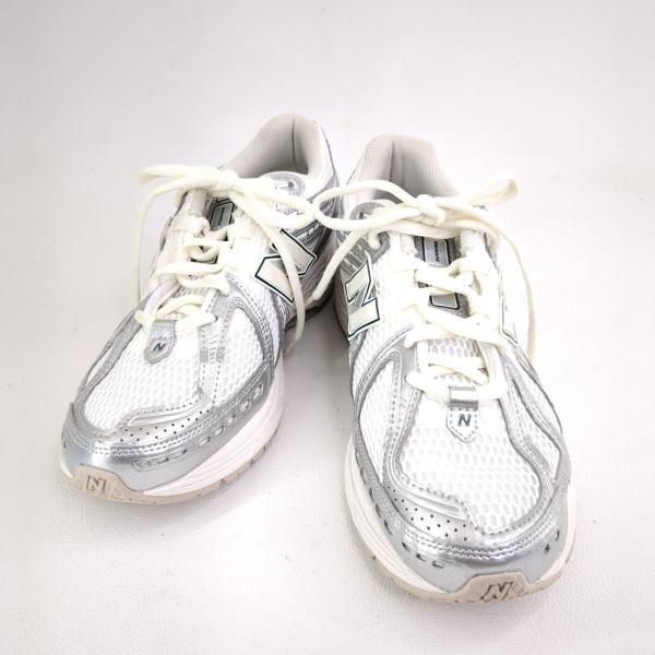 中古 NEW BALANCE M1906REE ランニングシューズ メンズ ホワイト シルバー SI...