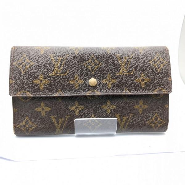 ルイヴィトン ポルトフォイユ インターナショナル M61217 モノグラム 長財布 ブラウン LOU...