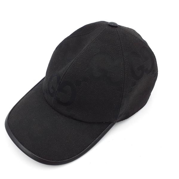 グッチ ベースボールキャップ 727562・601491 コットン・ポリエステル・牛革 メンズ サイ...