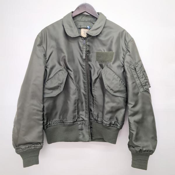 ALPHA INDUSTRIES  フライトジャケット Lサイズ グリーン MIL J-83382C...