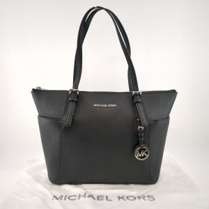 マイケルコース トートバッグ   トップジップ トート ブラック MICHAEL KORS  布袋付  JET SET TRAVEL  女性 ◆3107/SBS通り店｜pickupjapan