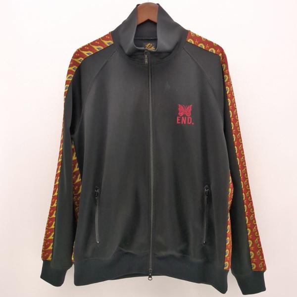 ニードルズ エンド トラックジャケット ブラック ペイズリー柄 SIZE L Needles×END...