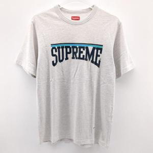 シュプリーム Tシャツ 18SS Arch S/S TOP ライトグレー SIZE M Supreme ◆2006