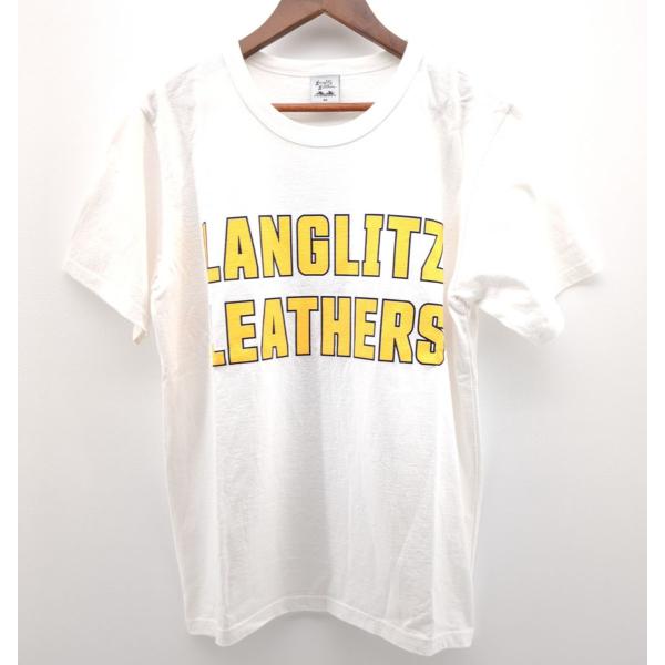Langlitz Leathers 22SS Tシャツ ホワイト SIZE M ラングリッツレザー ...