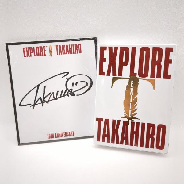 EXPLORE TAKAHIRO 3CD＋3Blu-ray サイン色紙付き 未開封品 EXILE L...