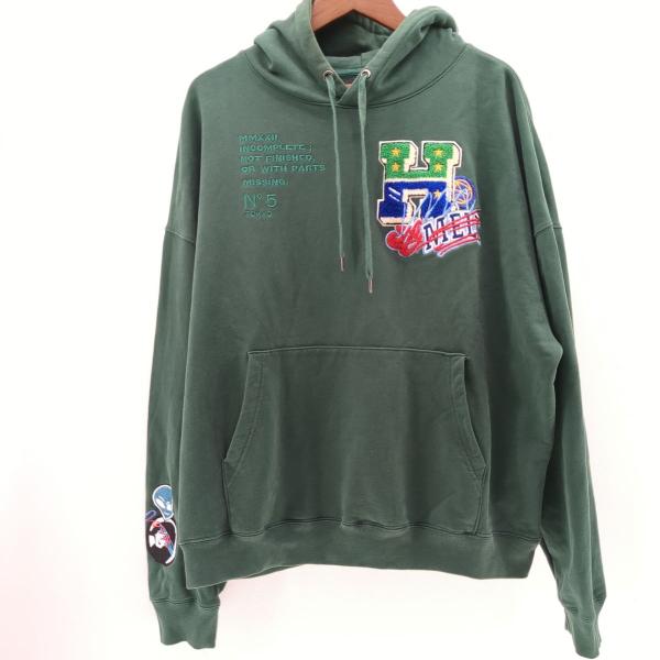 ヒステリックグラマー　ゲンザイ　GZ1184　パーカー　グリーン　SIZE M　Sagara Col...