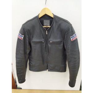 KADOYA カドヤ K'S LEATHER パンチングレザージャケット ライダース バイクウェア Mサイズ ブラック◆3110/フィールドギア浜松宮竹店｜pickupjapan