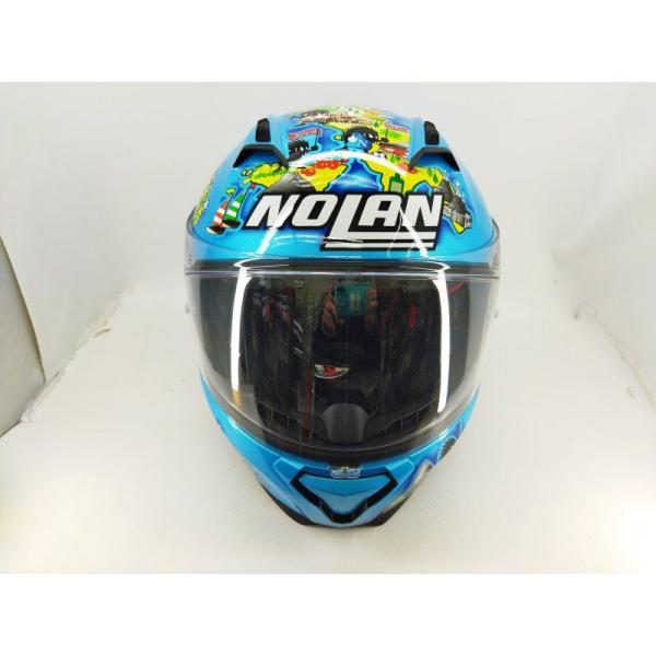 【美品】NOLAN ノーラン N87 メランドリー イタリー 78 バイクヘルメット フルフェイス ...