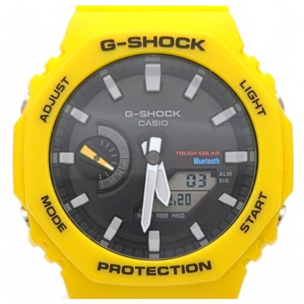 保証付　G-SHOCK　GA-B2100C-9AJF　ソーラー　八角形　カーボンコア　デジアナ　ラバ...