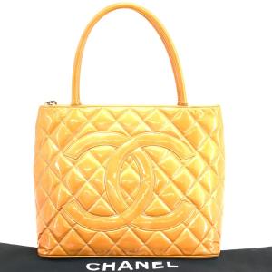 CHANEL シャネル パンチング ココマーク NO5 ハンドバッグ トート  
