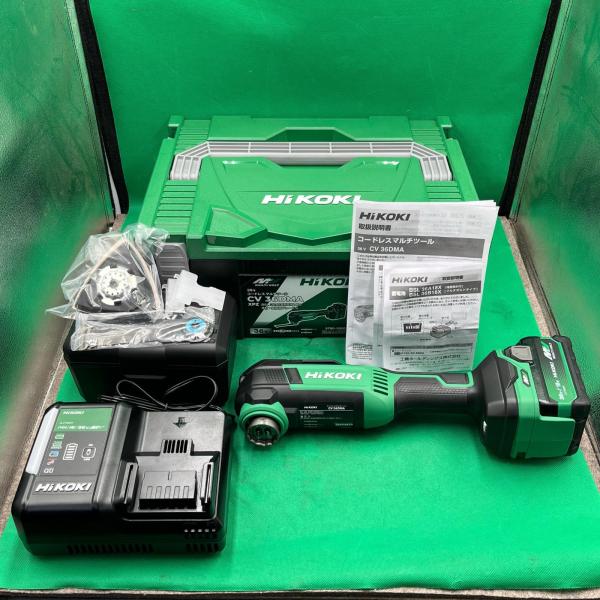 未使用品  HiKOKI コードレスマルチツール CV36DMAXPZ 充電器・充電池・ブレード・ケ...