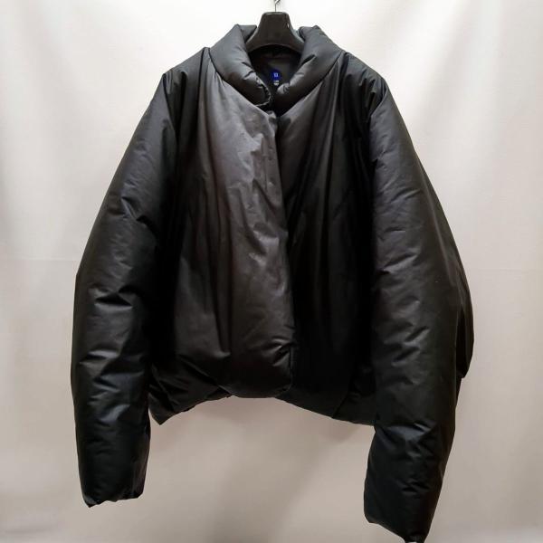 イージー×ギャップ ラウンドダウンジャケット SIZE XL ブラック メンズ 古着 YEEZY×G...