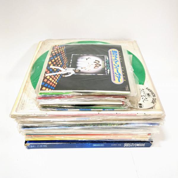 ジャンク品　レコード　山口百恵　松田聖子　クイーン　ABBA　LP EPセット　LP30枚　EP22...