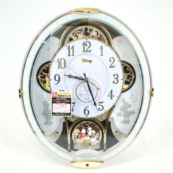 RHYME　ライム　電波からくり時計　ミッキーマウス　程度S  ◆3118/静岡清水店