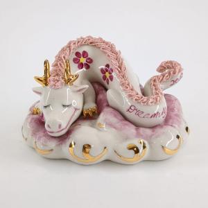 美品】西ドイツ Dresden 陶磁器 バラ キャンドルスタンド ピンク 金彩