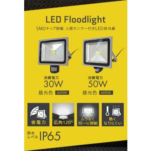 LED投光器 人感 30W 300W相当 人感...の詳細画像5