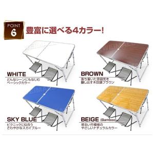キャンプテーブル バーベキュー BBQ テーブ...の詳細画像1