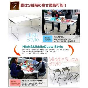 キャンプテーブル バーベキュー BBQ テーブ...の詳細画像3