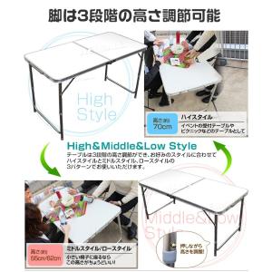 バーベキュー テーブル セット 折りたたみ 高...の詳細画像4
