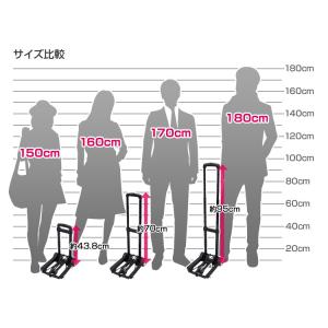 キャリーカート 折りたたみ 軽量 ハンディカー...の詳細画像5