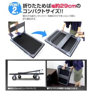 台車 折りたたみ 軽量 アウトドア キャリーカ...の詳細画像3