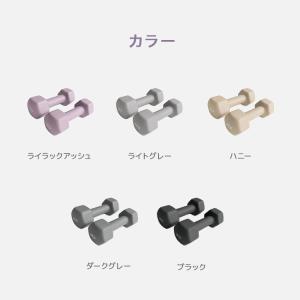 ダンベル 5kg 2個セット カラーダンベル ...の詳細画像2